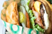 The best bacon cheeseburger in a paper wrapper.