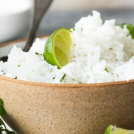 A bowl of Cilantro-Lime Rice.