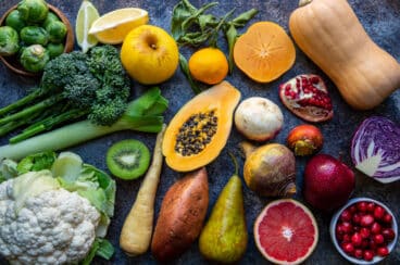 A photo of the seasonal produce for December.