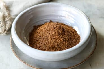 A bowl of garam masala spice.