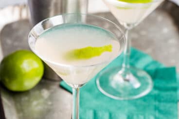 A Hemingway Daiquiri in a cocktail glass.