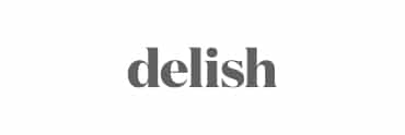 Delish logo.