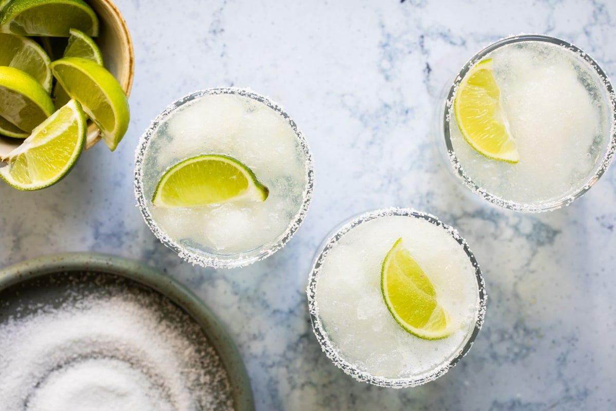 3 glasses of Margarita Slush.